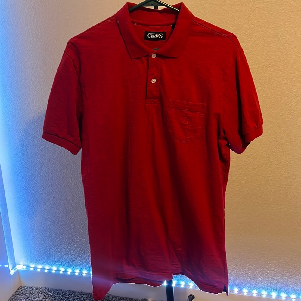 Men’s Medium Red Polo Shirt